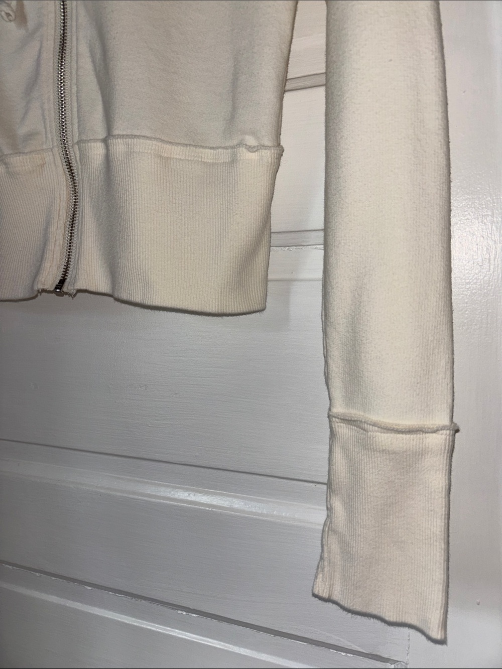 BDG CROPPED ZIP FRONT HOODIE - Picture 3 of 6